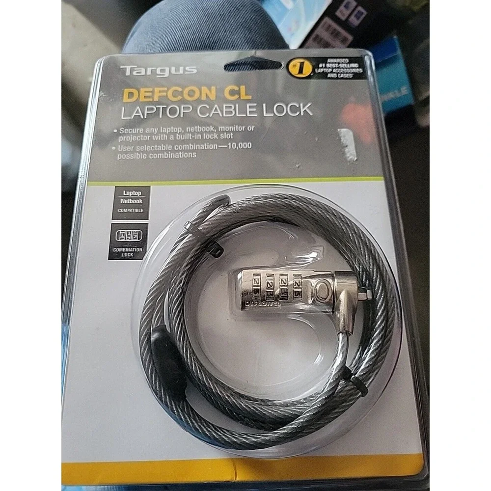 Targus Defcon CL Laptop Combination Cable‎ Lock